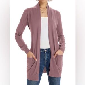 NWT light weight long sleeve cardigan sweater